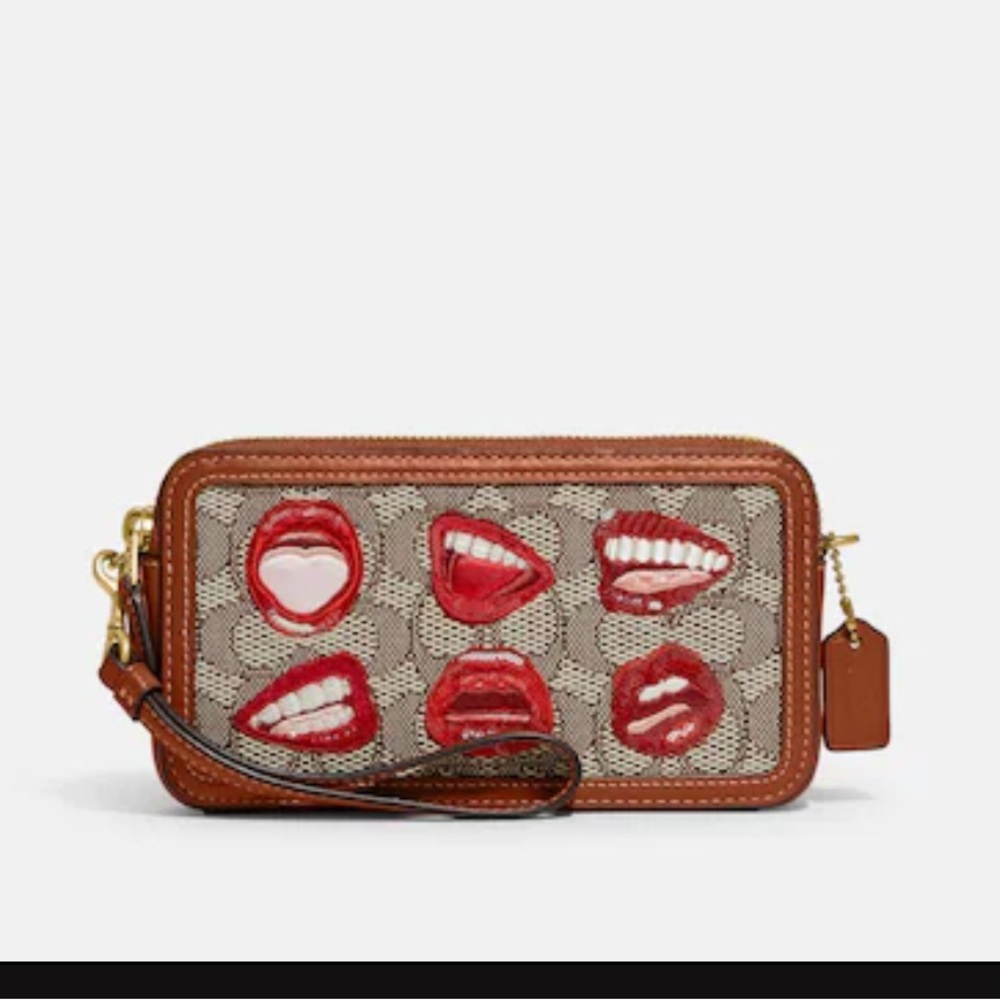 NWT Coach X Tom Wesselmann Kira
Crossbody In Signature Textile Jacquard